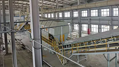 Sistem Penyaringan (Trommel Screen)